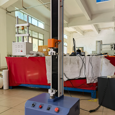 Single column tensile testing machine