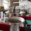 Edge pressure ring pressure testing machine