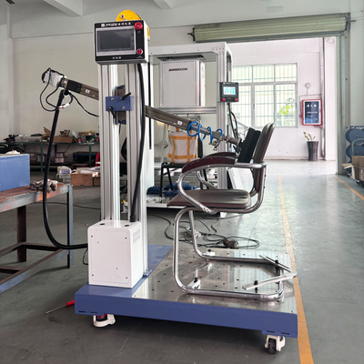 Office chair back-pushing testing machine