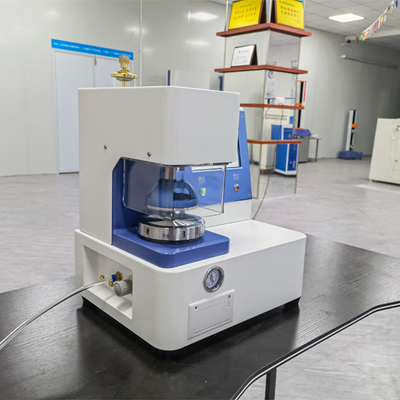 Cardboard bursting strength testing machine