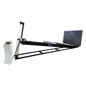 Inclined impact testing machine