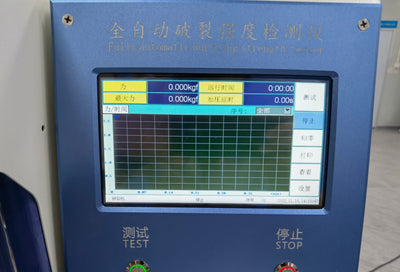 Cardboard bursting strength testing machine