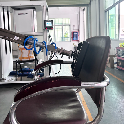 Office chair back-pushing testing machine