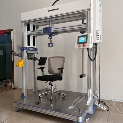 Office chair seat and back combined testing machine