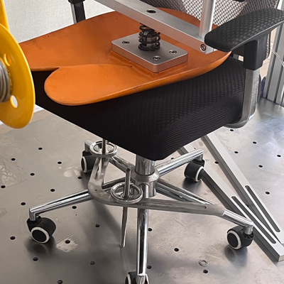Office chair seat and back combined testing machine